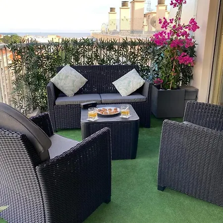 Immogroom - With Terrace - Ac - Parking Appartement Cannes